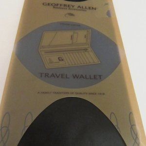 New Sleek Leather Travel Wallet Passport Airline Ticket Case Credit Card Holder